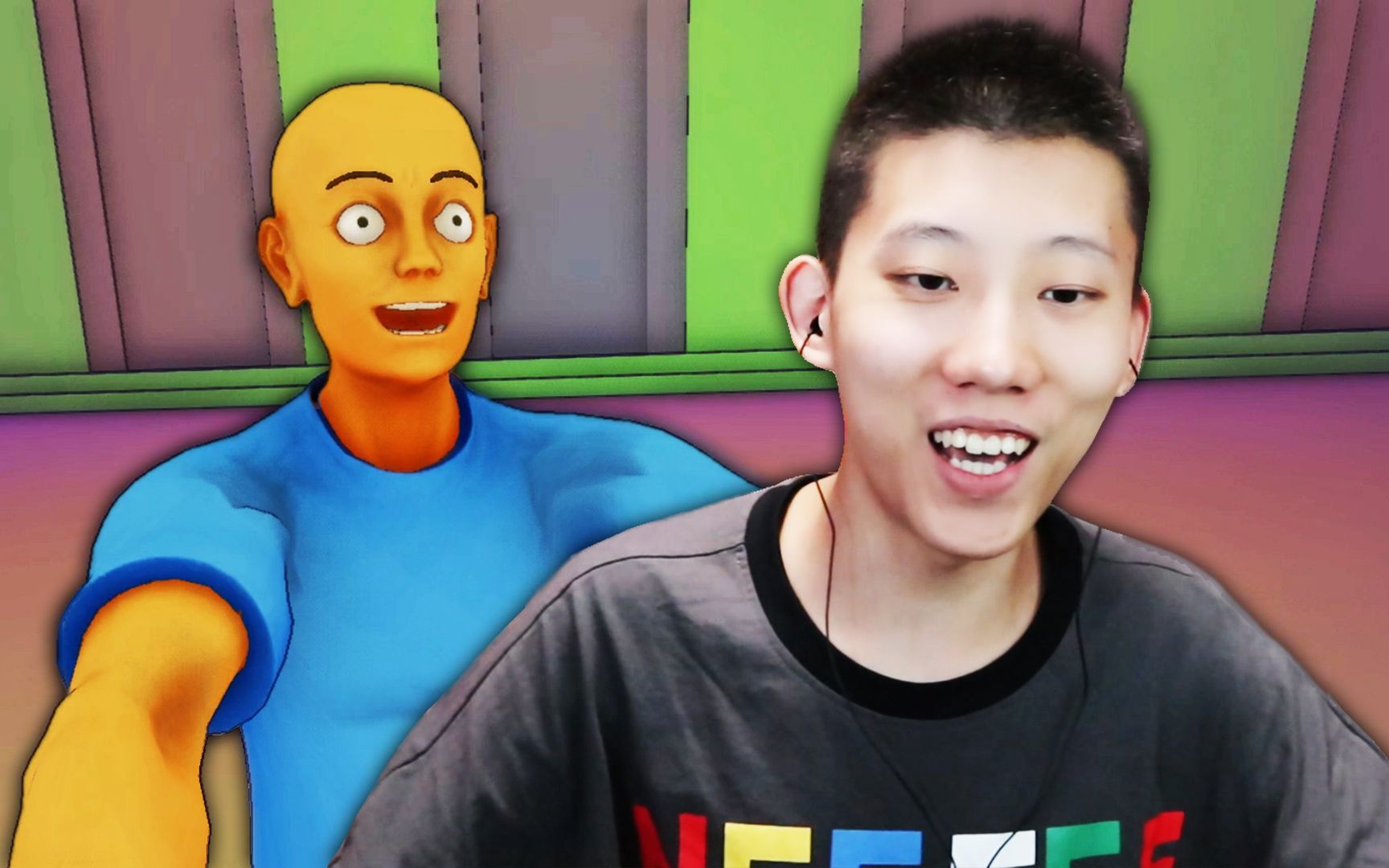 你听说过叉车侠吗?可以伸长自己的手臂!这是光头版路飞吧!